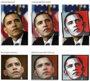 Gambar 3. Proses Desain Poster Obama 