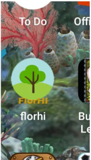 Gambar 1 Ikon aplikasi FlorHI Android. 