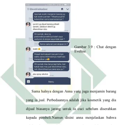 Gambar 3.9 : Chat dengan 