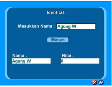 Gambar 9. Menu Identitas 
