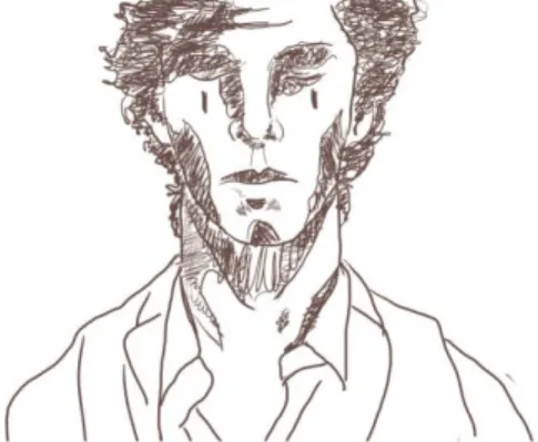 Gambar 10. Sketsa desain karakter pria 