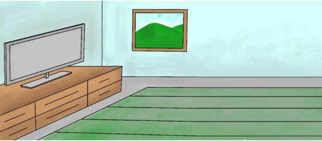 Gambar 4.8 Desain background  Hasil Akhir 