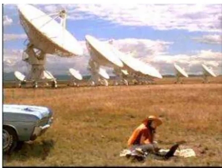 Gambar 10. Radiotelescope dalam salah satu adegan film Contact