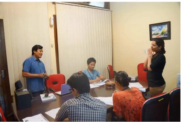 Gambar 2. Pengajaran Bahasa Indonesia di KBRI New Delhi 