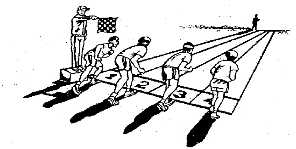 Gambar 2. Tes Lari 50 Meter 