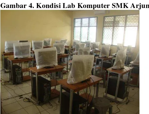 Gambar 4. Kondisi Lab Komputer SMK Arjuna 