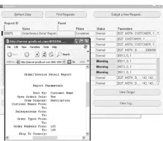Gambar 3.22 User Interface Print Performa Invoice  –   Reports Performa Invoice 