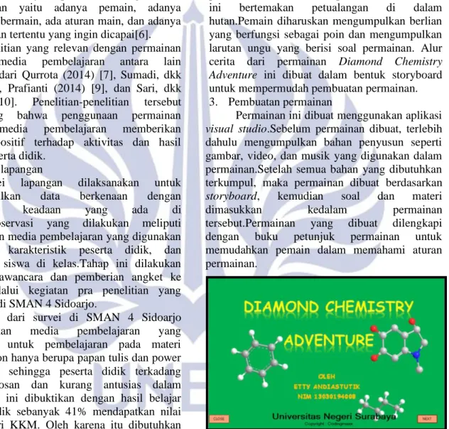 Gambar 1 Tampilan Awal Permainan 