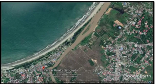 Gambar 1. Lokasi penelitian (Google  Earth,2020) 