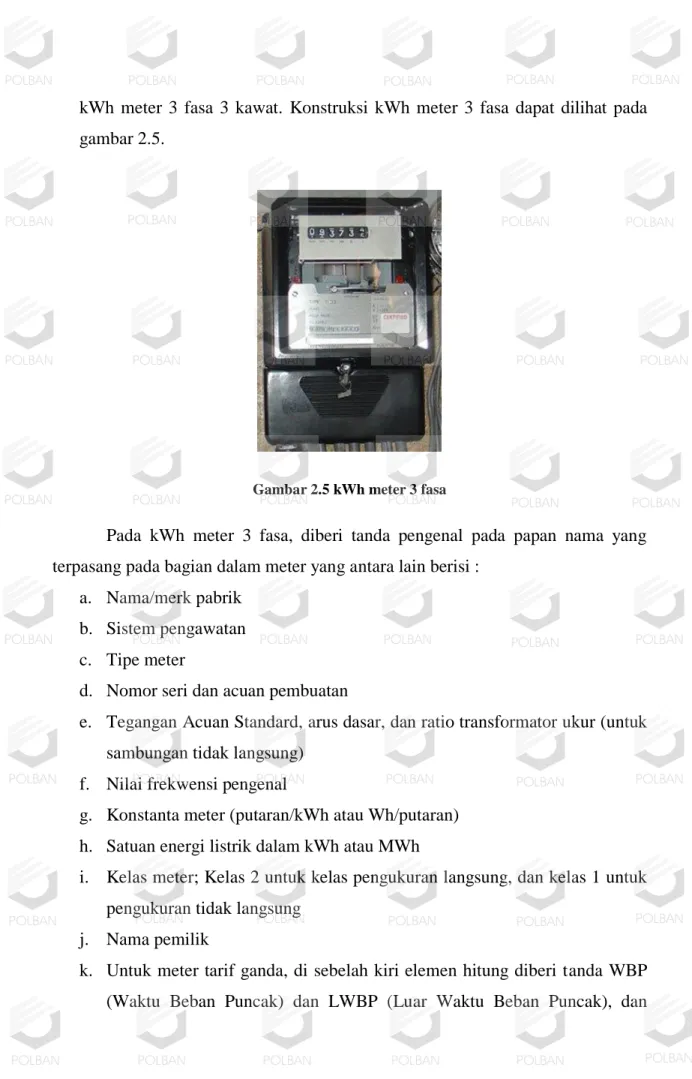Gambar 2.5 kWh meter 3 fasa 