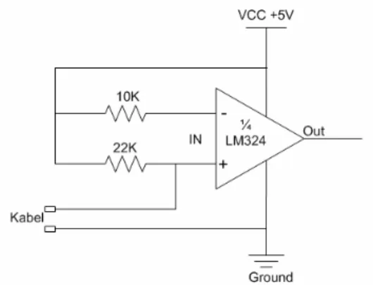 Gambar 3.6 Skema Rangkaian Sensor 