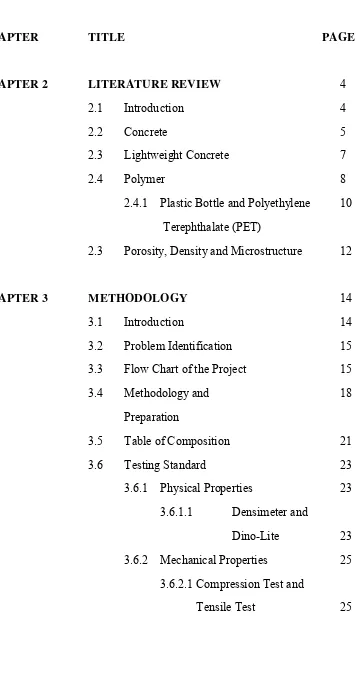 Table of Composition  