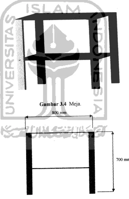 Gambar 3.4 Meja.