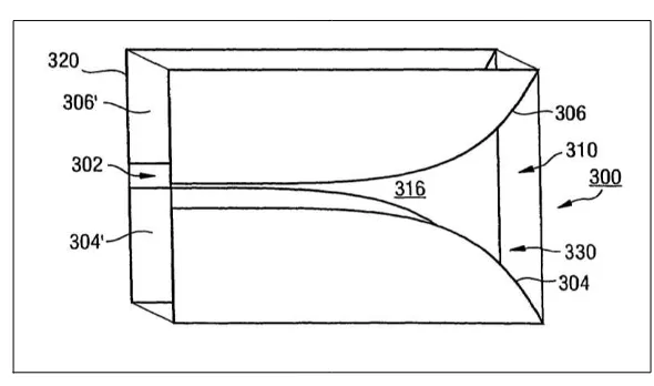 Figure 2.2 Conventional Vivaldi antenna 