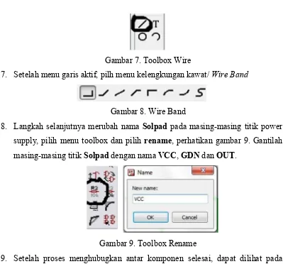 Gambar 7. Toolbox Wire