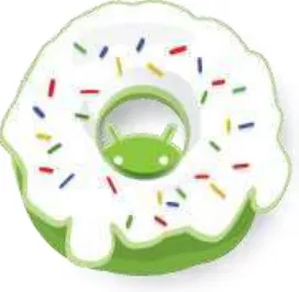 Gambar 2.5 Logo Android Donut (Safaat. 2012). 