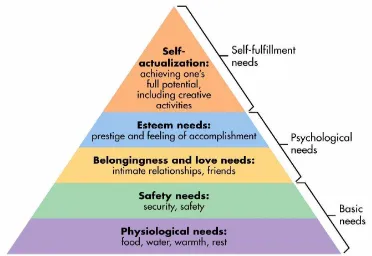 Figure 1: Maslow’s Hierarchy of Needs 