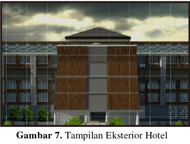 Gambar 7. Tampilan Eksterior Hotel 