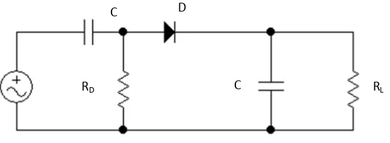 Gambar 2.4. Rangkaian resistor kembalinya DC. 