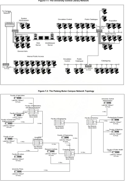 Figure-7.1: The University Central Library Network