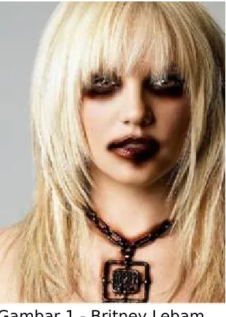Gambar 1 - Britney Lebam 