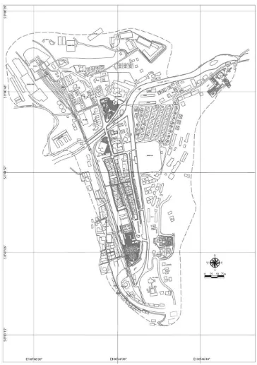 Gambar 13 Peta kondisi eksisting Kota Tuo Sawahlunto tahun 2013 