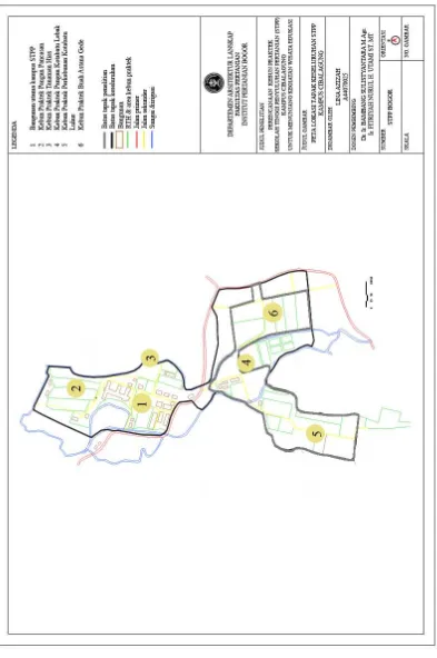 Gambar 4 Peta lokasi keseluruhan STPP Kampus Cibalagung 