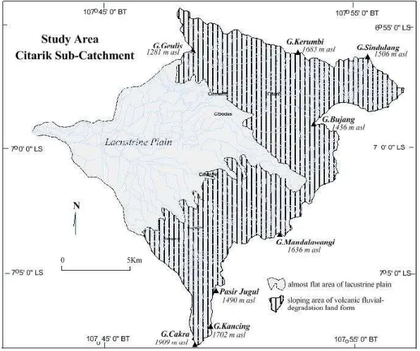 Figure 3. Geological Map of Citarik Catchment Area 
