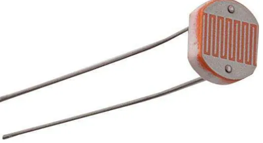 Gambar 3.  Light dependent resistor 