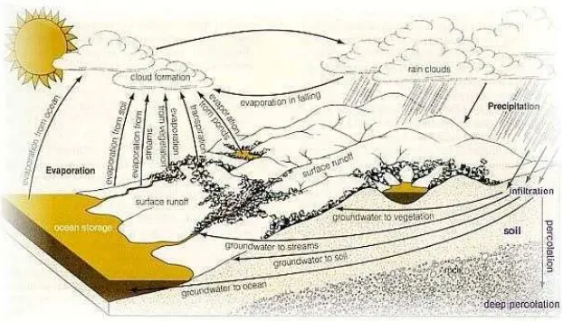 Gambar 1. Siklus Hidrologi 