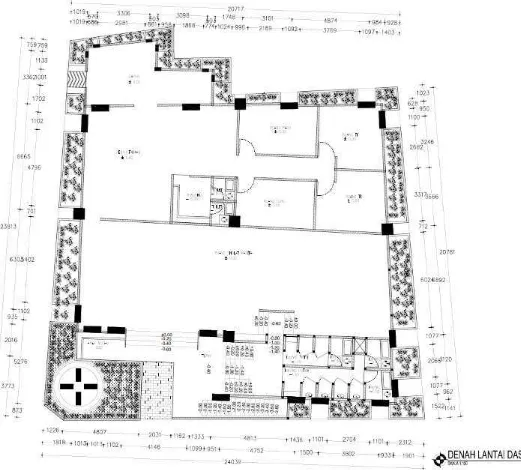 Gambar 4. Rencana r.pertemuan, perpustakaan, r.TK dan Paud, Dapur, Toilet, dan Tempat 