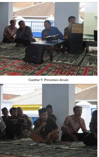 Gambar 9. Presentasi desain 