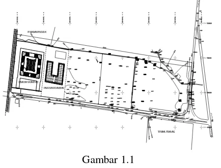 Gambar 1.1 Lokasi Perencanaan Pasar Tradisional Dengan Konsep Modern 