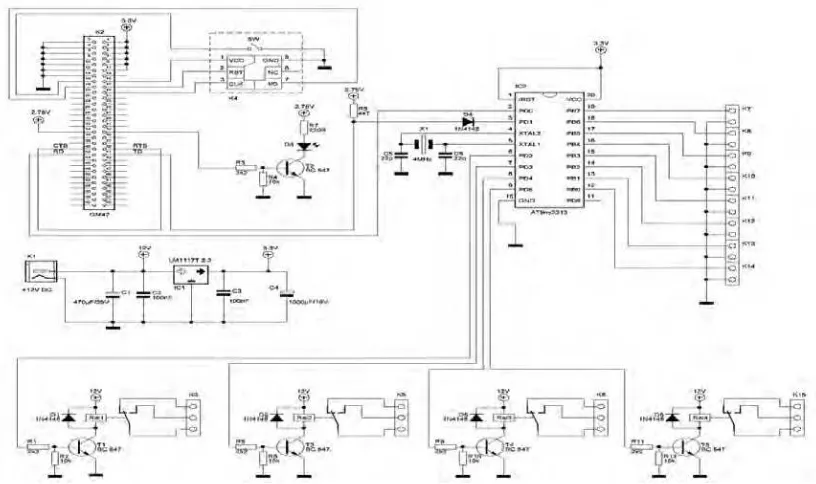 Figure 2.10: System Hardware Circuit Diagram 