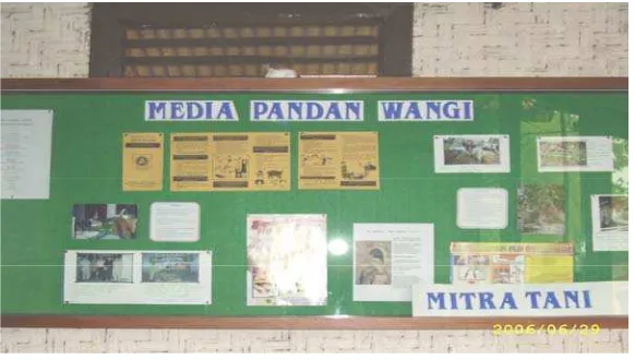 Gambar 5. Media Informasi Kelompok Pandan Wangi 