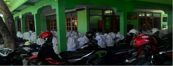 Gambar. 2, Musyawarah Wisuda kelas 3 di Masjid 