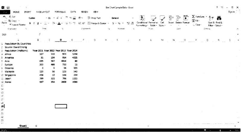 Figure 2-1 Microsoft Excel 