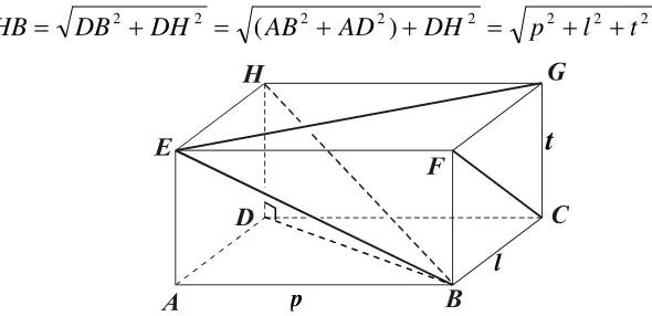Gambar 10. Bidang diagonal ACGE dan BCHE .