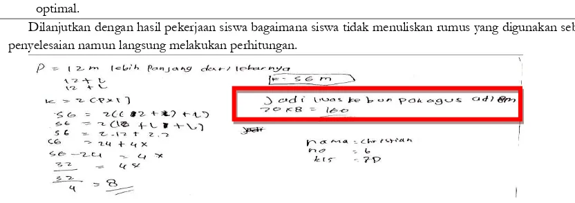 Tabel 6 Model Jawaban siswa ke-6 