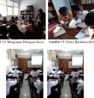 Gambar 16 dan 17. Ulangan Harian Bahasa Indonesia