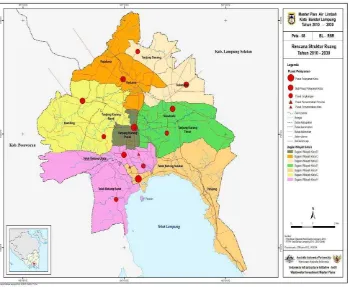 Gambar 2. Rencana Pusat Layanan Kota Bandar Lampung  
