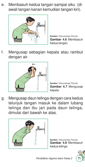 Gambar 4.6 Membasuh