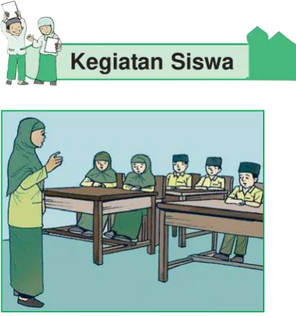 Gambar 8.2 Memperhatikan penjelasan guru