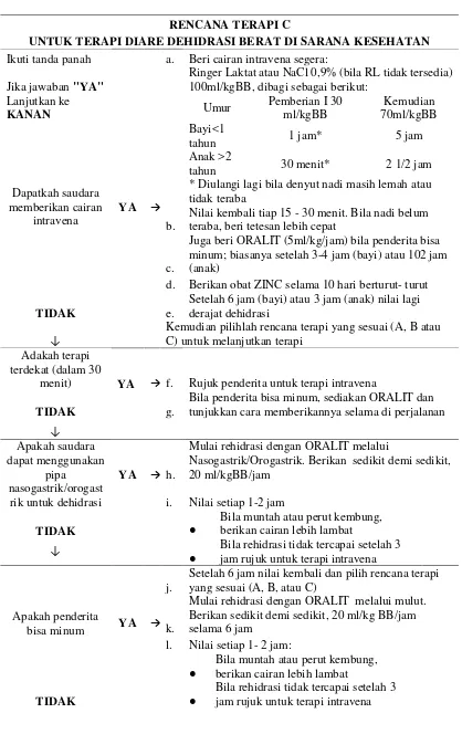 Tabel 5. Rencana Terapi C 