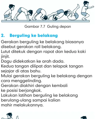 Gambar 7.7  Guling depan