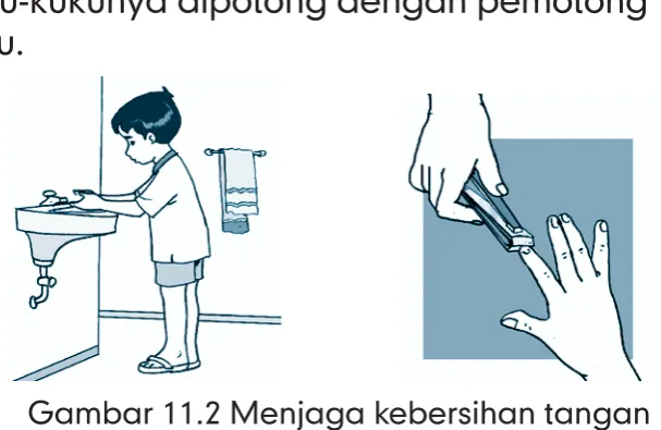 Gambar 11.1  Jari tangan