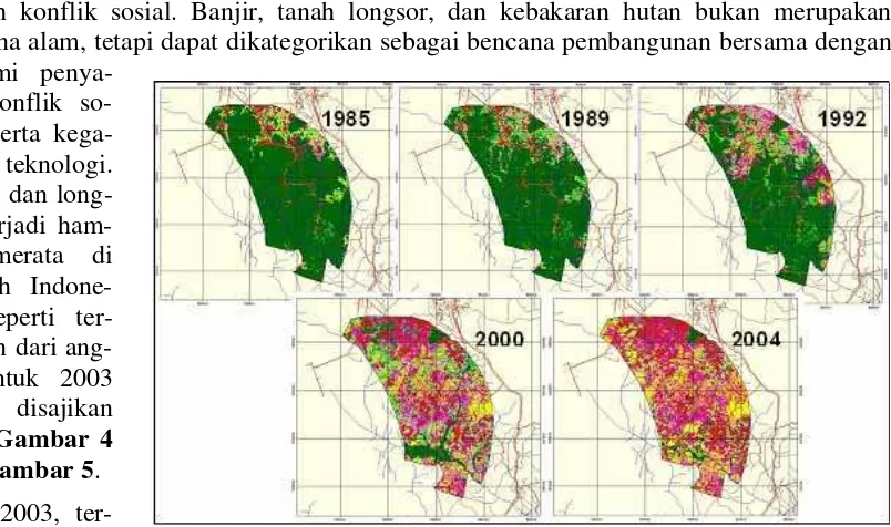 Gambar 2. Kerusakan Hutan dalam Kawasan Suaka Margasatwa Balai Raja, Riau 