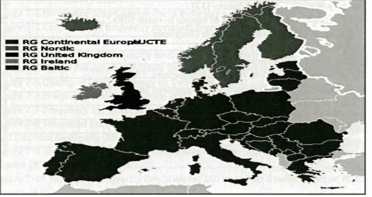 Figure 1-1 Map of European System Operator by Group' 