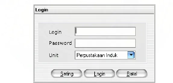 Gambar-1: Menu Login   