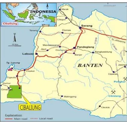 Figure 1 Location of Cibaliung mine, Western Java, Indonesia 